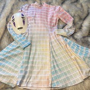 Blackmilk NWT Pastel Hex Evil Skater Dress Mini Size S
